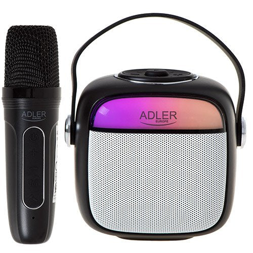 Adler Ad 1199B Speaker Karaoke With Microphone Black — image 1