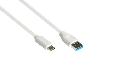 Alcasa 2831-AC005W USB Cable USB 3.2 Gen 2 (3.1 Gen 2) 0,5M USB a USB C White — image 1