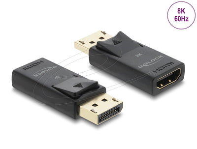 Delock Aktiver DisplayPort 1.4A HDMI Adapter 8K With Hdr Función — image 1