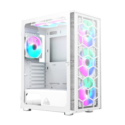 Montech PC Case X3 Glass Midi-tower, Rgb, Temperojo Glass White — image 1