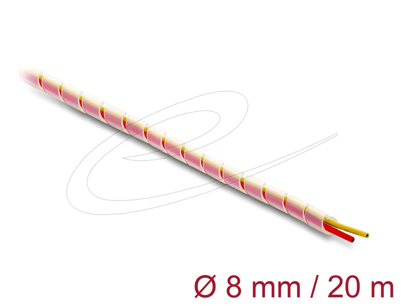 Hose Espiral Silicone 8MM Diámetro 20M Transparent