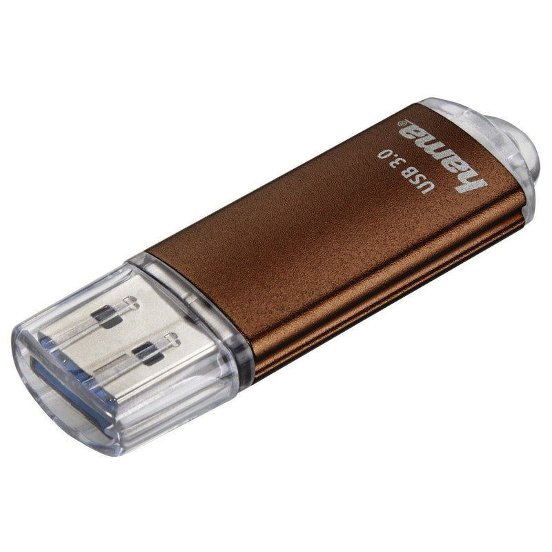 Hama Laeta Memory USB Flash Drive USB 3.0 With Cover - 256GB Capacity - 90MB/S Transferencia - Body Metallic -