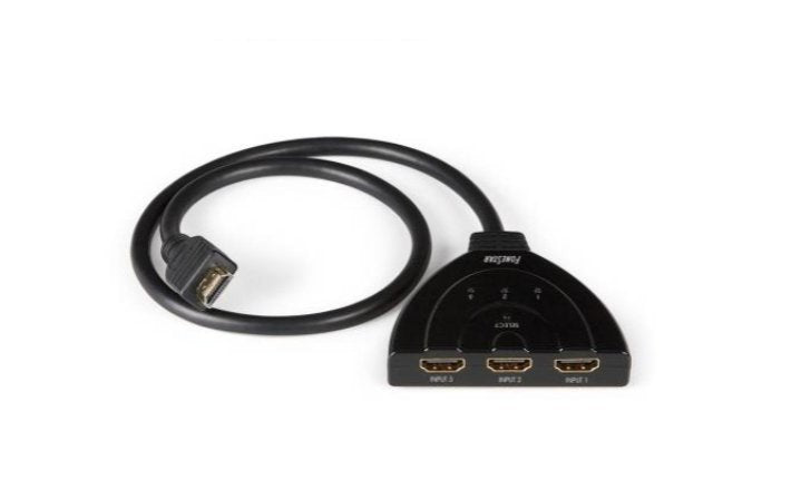 Fonestar Cable FO-373 HDMI 0,5M HDMI Type a Standard 3 X HDMI Type a (standard) Black