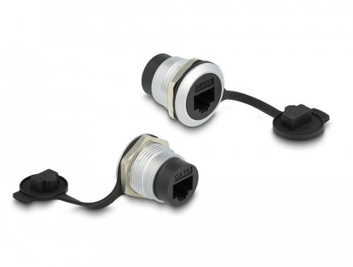 Delock RJ45 CAT.6 Connector Female Recessed With Cover Antipolvo — image 1