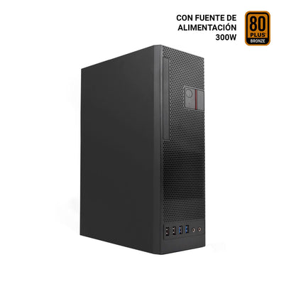 Coolbox PC Case microATX Slim T360 Fa/300 TFX 80 + Black — image 1