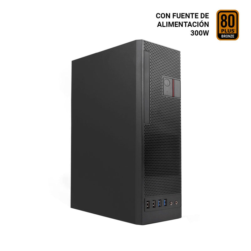 Coolbox PC Case microATX Slim T360 Fa/300 TFX 80 + Black