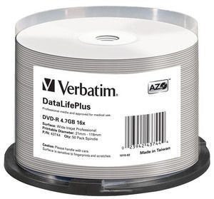 Verbatim Datalifeplus 4,7GB Dvd-r 50 Pieces — image 1
