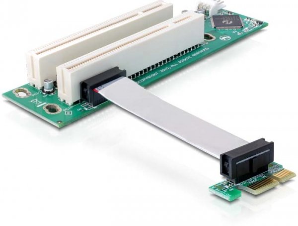 Delock Card Elevadora PCIE X1 - 2X Pci 32BIT