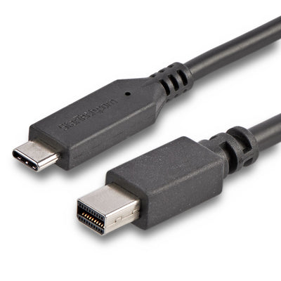 StarTech.com Cable Adapter 1 8M USB-C a Mini DisplayPort 4K 60HZ Black USB Cable Type-c a Mdp Cable Vídeo Usbc — image 1