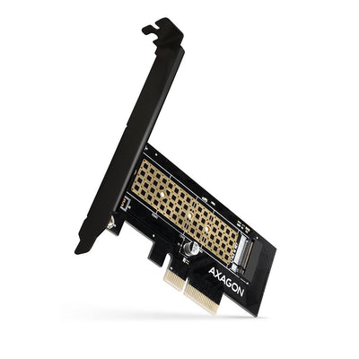 Axagon PCEM2-N Card PCIE X4, 1 Slot M.2 NVMe M-key, Sp And Lp — image 1