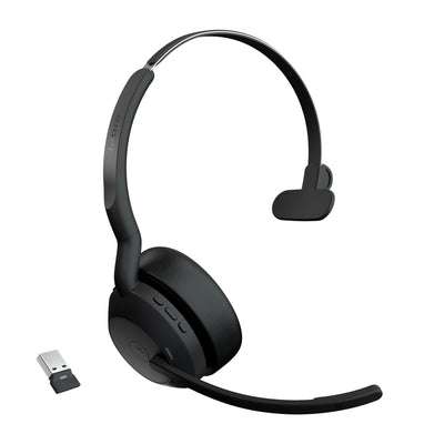 Jabra EVOLVE2 55 Headphones Wireless Diadema Bluetooth Black — image 1