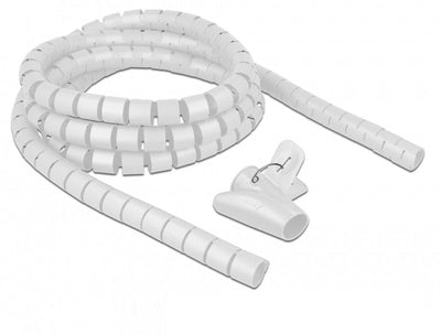 Delock Hose Espiral With Tool Extracción 2,50M X 25MM White — image 1