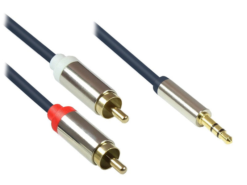 Good Connections Cable Audio 3-POL. 3.5MM-ST.-2XRCA St 0,5M