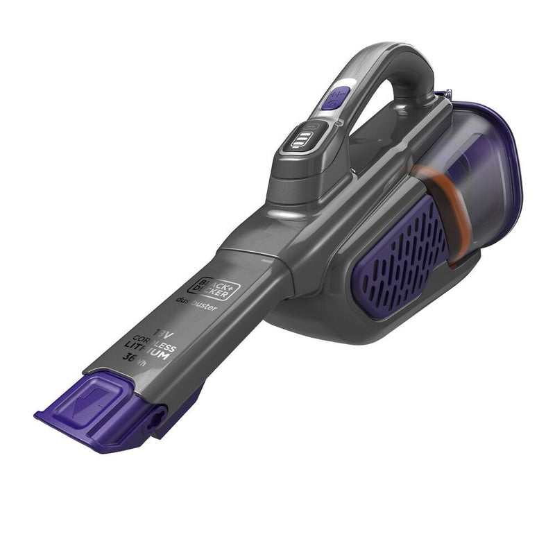 Vacuum Cleaner Mano Black & Decker BHHV520BFP Without Bag Black Violet