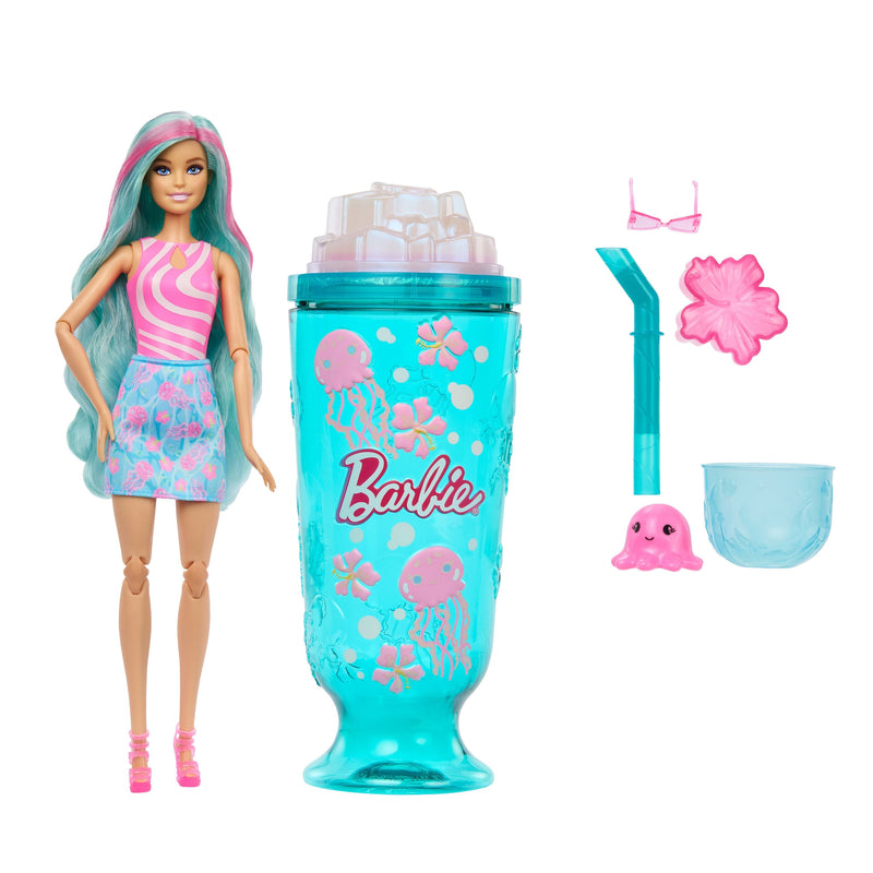 Muñeca Granizado Mar Copa Blue Pop Reveal Barbie