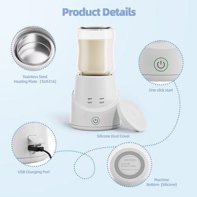 Wireless Quick Heating Intelligent Power Storage Design Milk Modulator