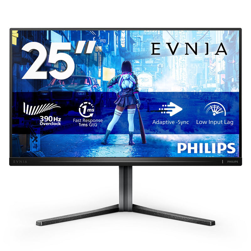 Philips Monitor 24.5 IPS FHD 390HZ 400CD M2 0.3MS HDMI 2.0X2 DP 1.4 Pivot 25M2N5200U/00*