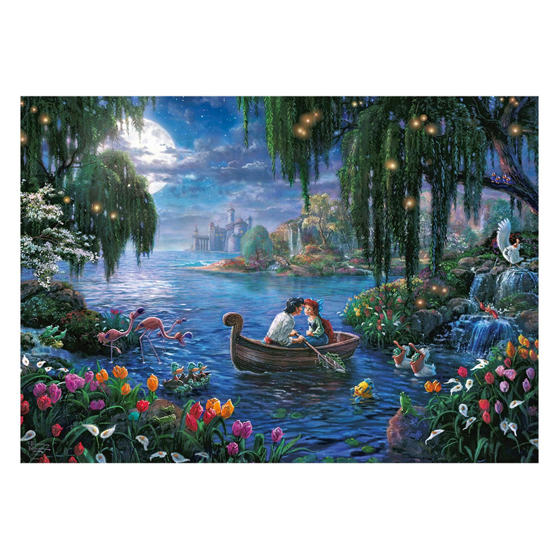 Schmidt Spiele Puzzle Thomas Kinkade Mudios: The Little Mermaid And Prince Eric, Puzzle 57370