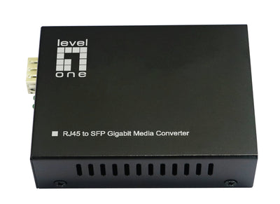 Convertidor Medio Levelone GVT-2015 1000 Mbit/S Multimode Monomodo Black — image 1