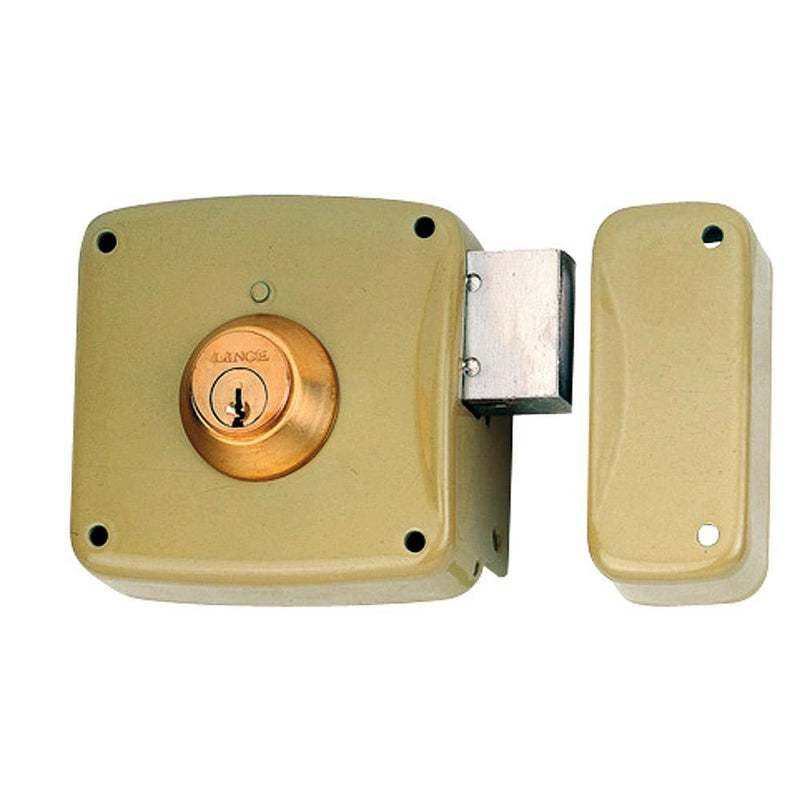 Lock Sobreponer With Cilindro 5124A Input 120MM. Mano Derecha 95124AHE12D Lince