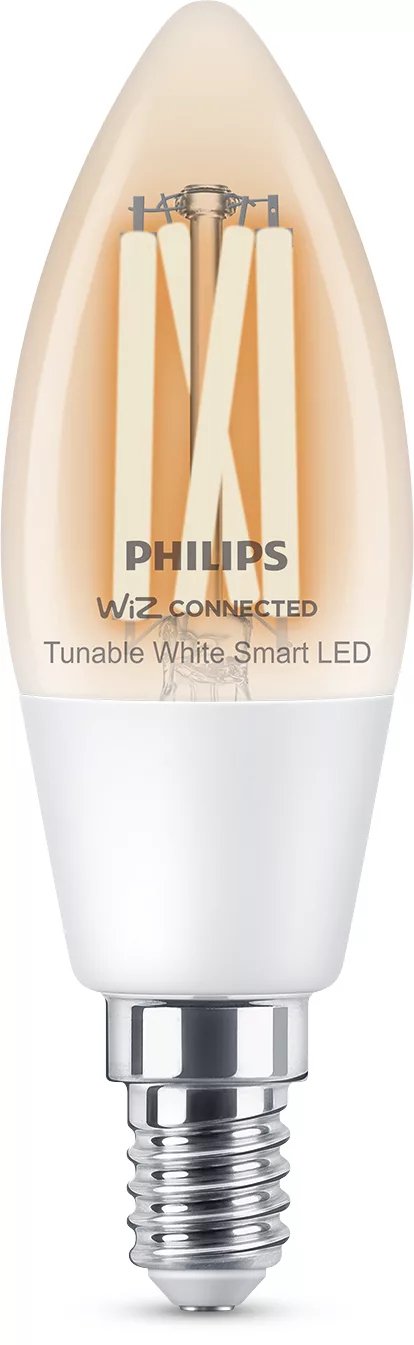 Philips Smart Candle With Filamento Transparent 4,9W (equiv. 40W) C35 E14