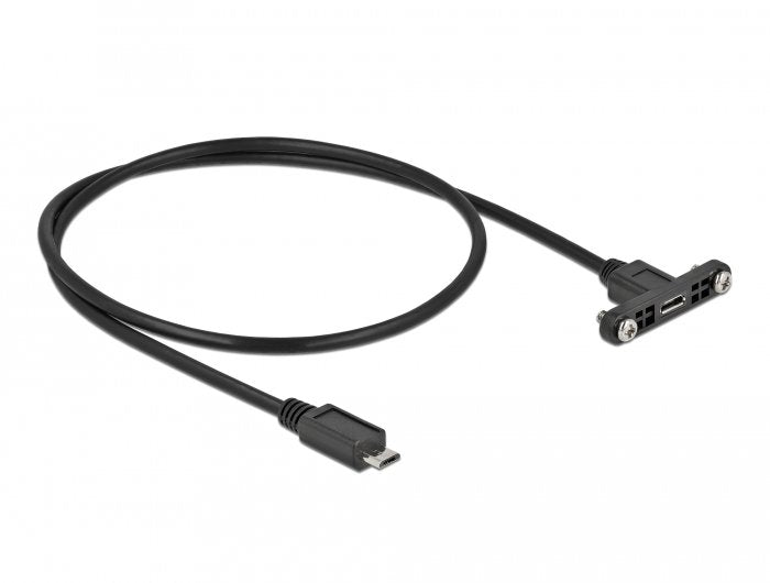 Delock USB Cable 2.0 Micro-b Female USB 2.0 Micro-b Male 0.5M