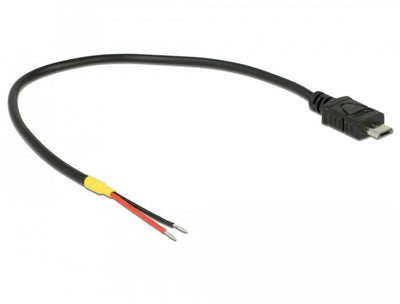 Delock 85541 Cable Micro USB 2.0 - 2 X Cables Power 20CM Raspberry Pi — image 1