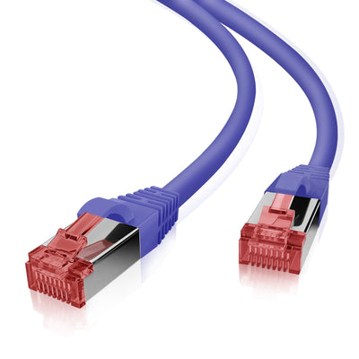 Helos Network Cable S/FTP CAT.6 Lila 10,0M — image 1