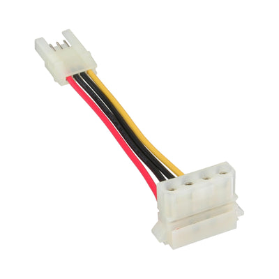 Inline Power Adapter Disquete Internal Female a Molex 4 Pines Male 6CM — image 1
