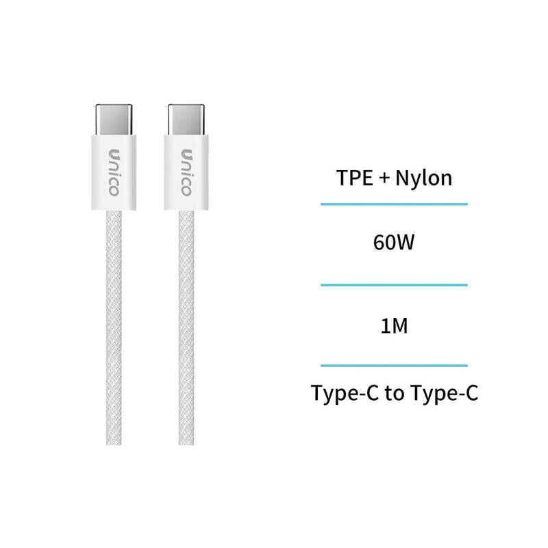 Cable Type-c a Type-c 60W 3A 1M CB1267