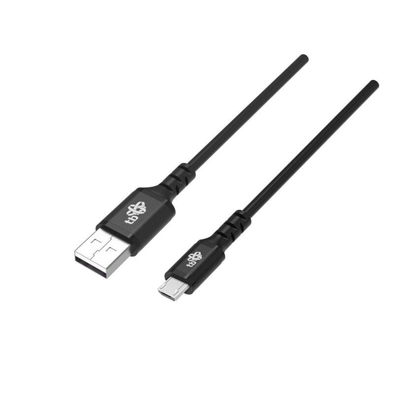 USB Cable -micro USB 1M Silicone Black Quick Charge