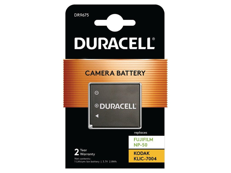 Duracell Digital Camera Battery 3.7V 770MAH Replacement Pentax D-LI68, Fuji NP-50 DR9675