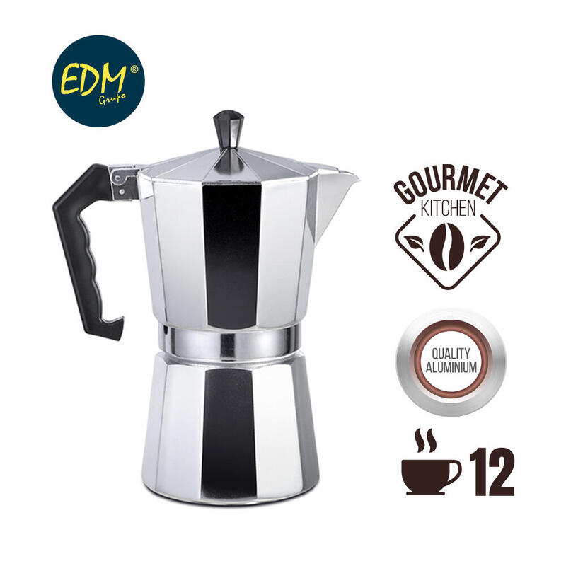 EDM Coffee Machine Aluminium 12 Cups