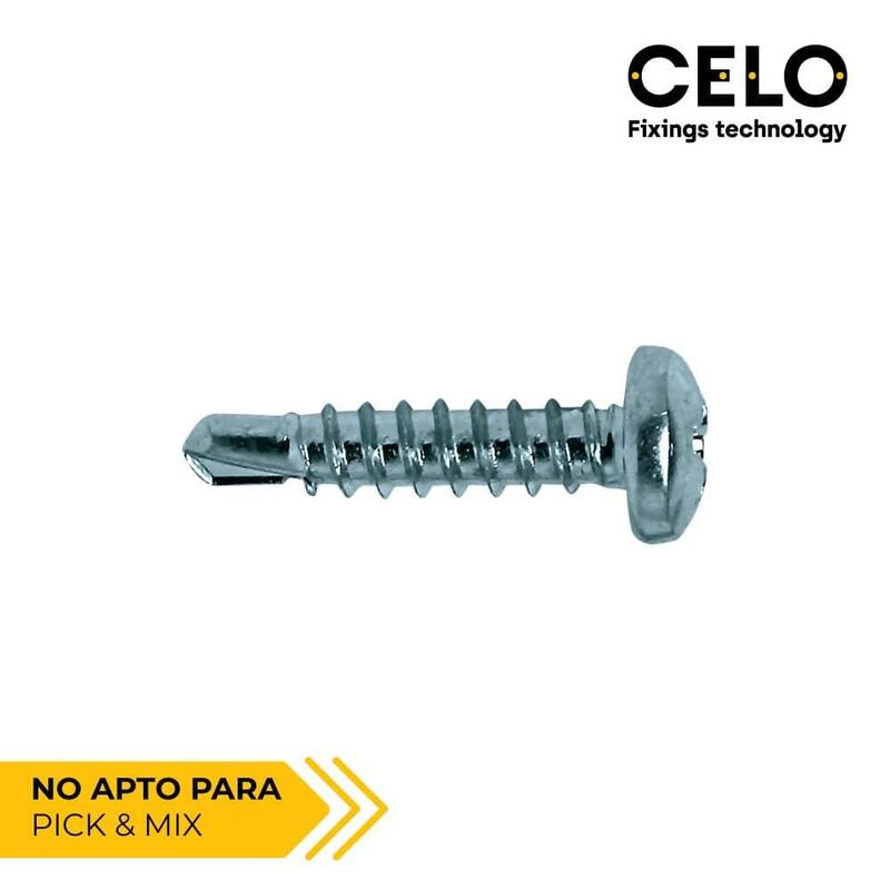 Celo Caja 250 Unid. Punta Taladro Broca Alomada (rosca Chapa) Philips Din/Ref 7504N Ø3.5X32MM Zincado