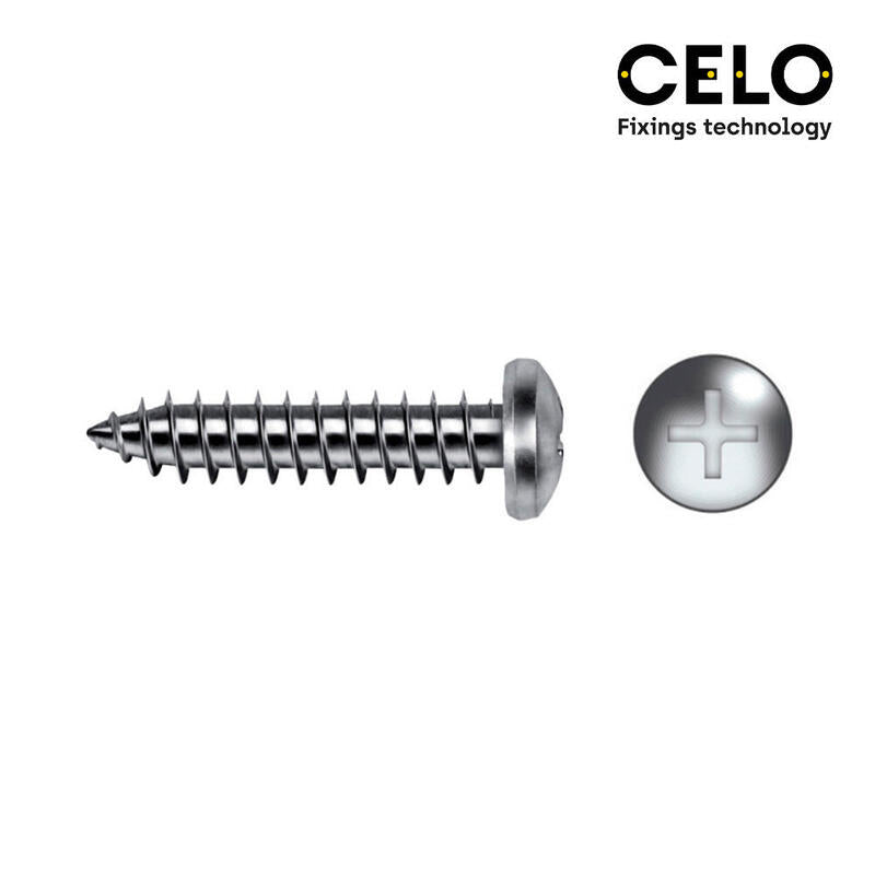 Celo Caja 500 Unid. Tornillo Chapa Alomada Philips Din/Ref 7981 3,5X19MM Zincado