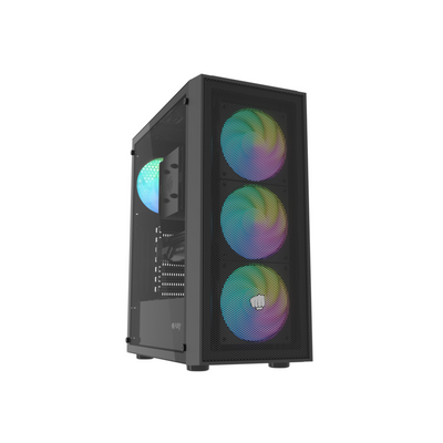 PC Case Shobo SH8F ARGB Midi Tower With Oknem Black — image 1