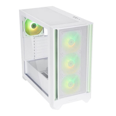 Silentware PC Case Flow 110 ARGB White Tempered Glass) FLOW110WHITE — image 1