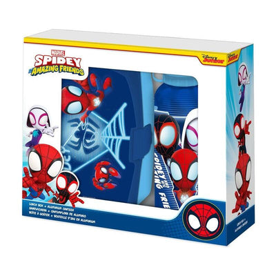 Cantimplora Aluminium + Sandwichera Spidey The Amazing Friends Marvel 500ML — image 1