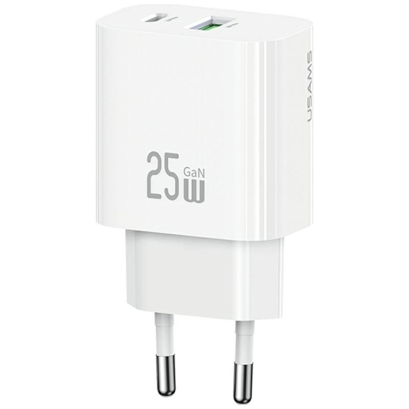 Charger Network 25W 1x USB-A 1x USB-A Fast Charging White