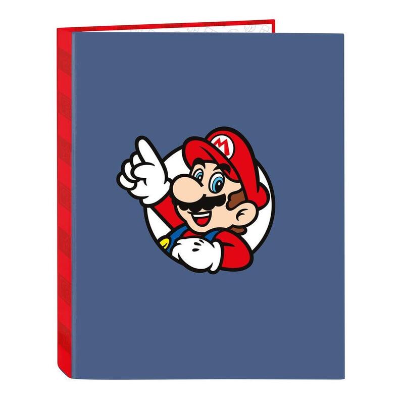 Folder A4 Anillas Super Mario