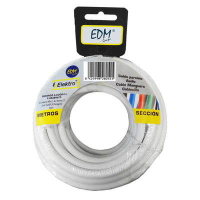 Film Roll Cable Paralelo 2X1MM White 15M (audio) — image 1