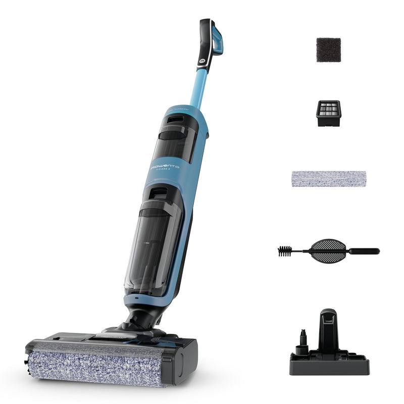 Rowenta X-clean 2, Aspiradora Mop Eléctrica Without Cable With Tecnología Wet & Dry, Autolimpieza, Aspira And