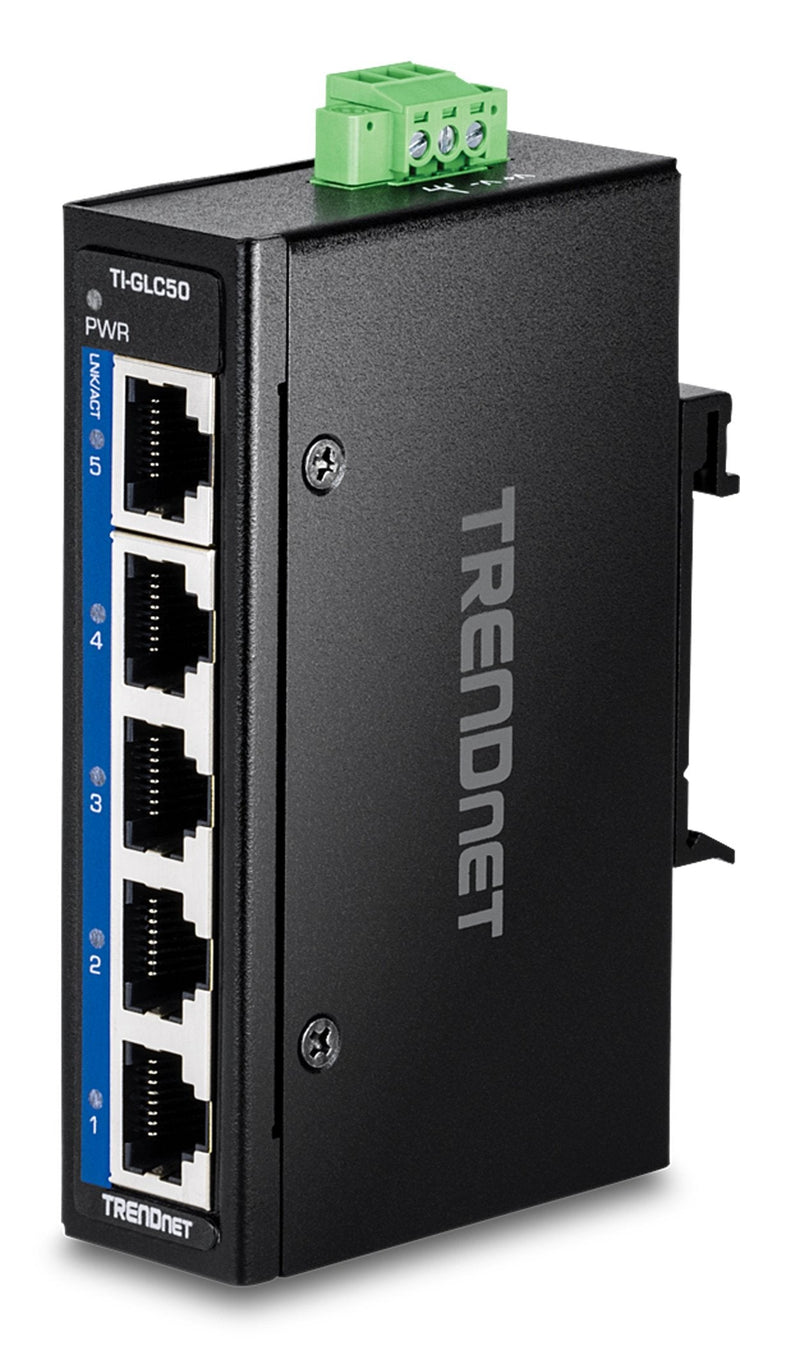 Trendnet TI-GLC50 Switch No Administrado Gigabit Ethernet (10/100/1000) Black