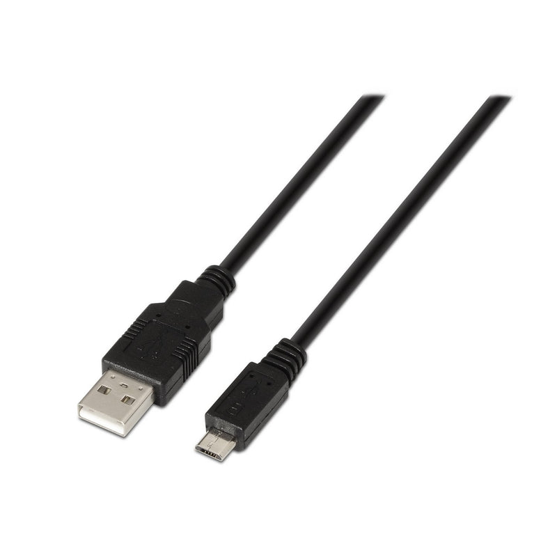 Aisens USB Cable 2.0 - Type a Male a Micro B Male - 3M - Black