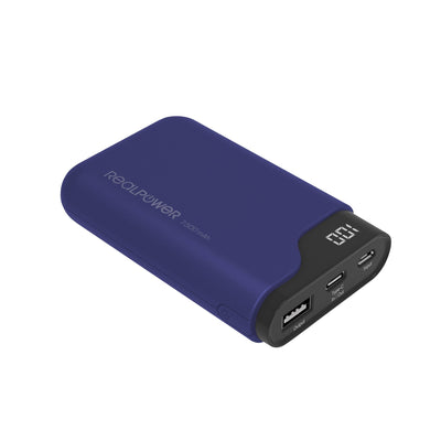 Realpower Battery External PB-7500C Blue Noche, USB C — image 1