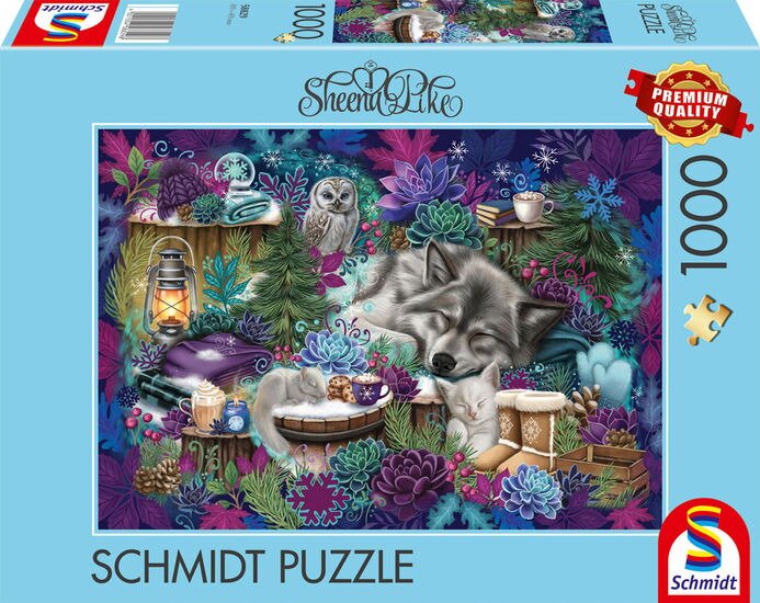 Schmidt Juegos Sheena Pike: Wintertraum 1000 Pieces 58829