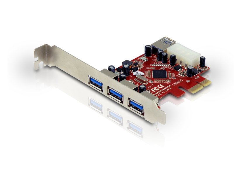 Conceptronic Controladora USB 3.0 Pci Expres 3 Ports Externos And 1 Internal C05-138