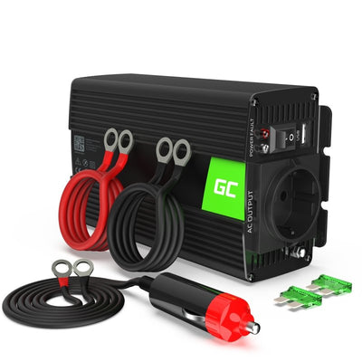 Green Cell Inversor Voltaje Automóvil ® 24V a 230V, Onda Sinusoidal Complete 300W / 600W — image 1