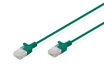 CAT.6 U-UTP Slim Network Cable, 1M, Green — image 1
