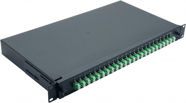 Helos Lwl 19 Spleissbox 24 X Lc/Apc Duplex OS2, Spleissfertig, Black